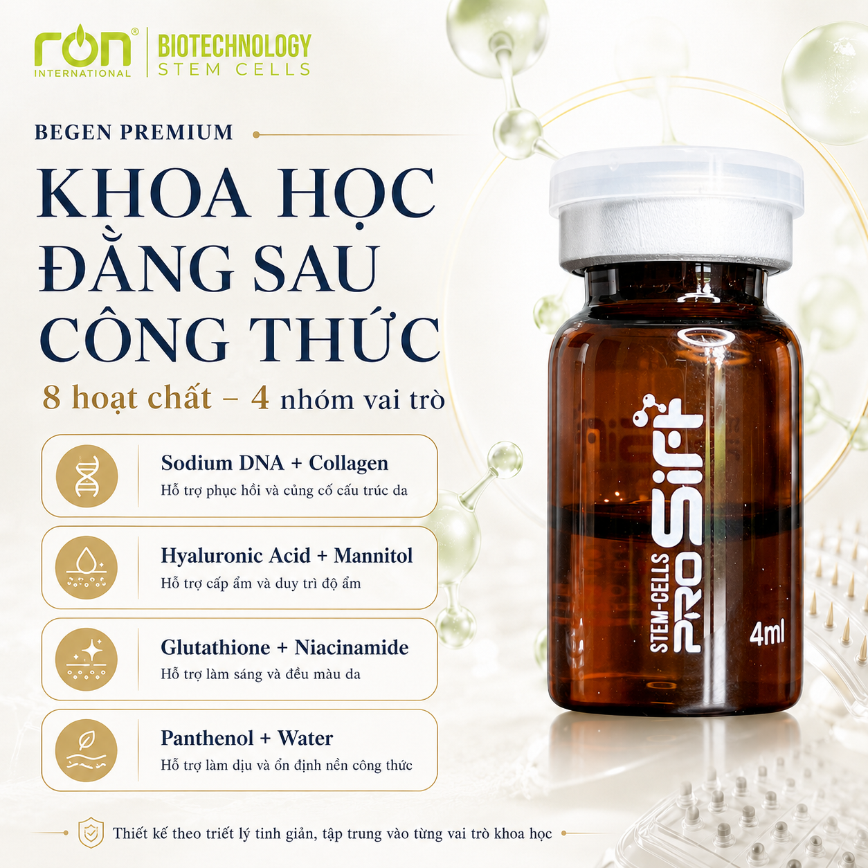 PROSIRT/ Tế Bào Gốc Điều Trị Sắc Tố, Trẻ Hóa, Trắng Da, Căng Bóng 4ml/lọ